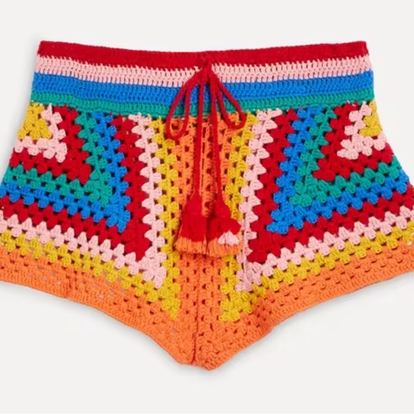 FARM Rio | Shorts | Nwt Farm Rio Crochet Short | Poshmark